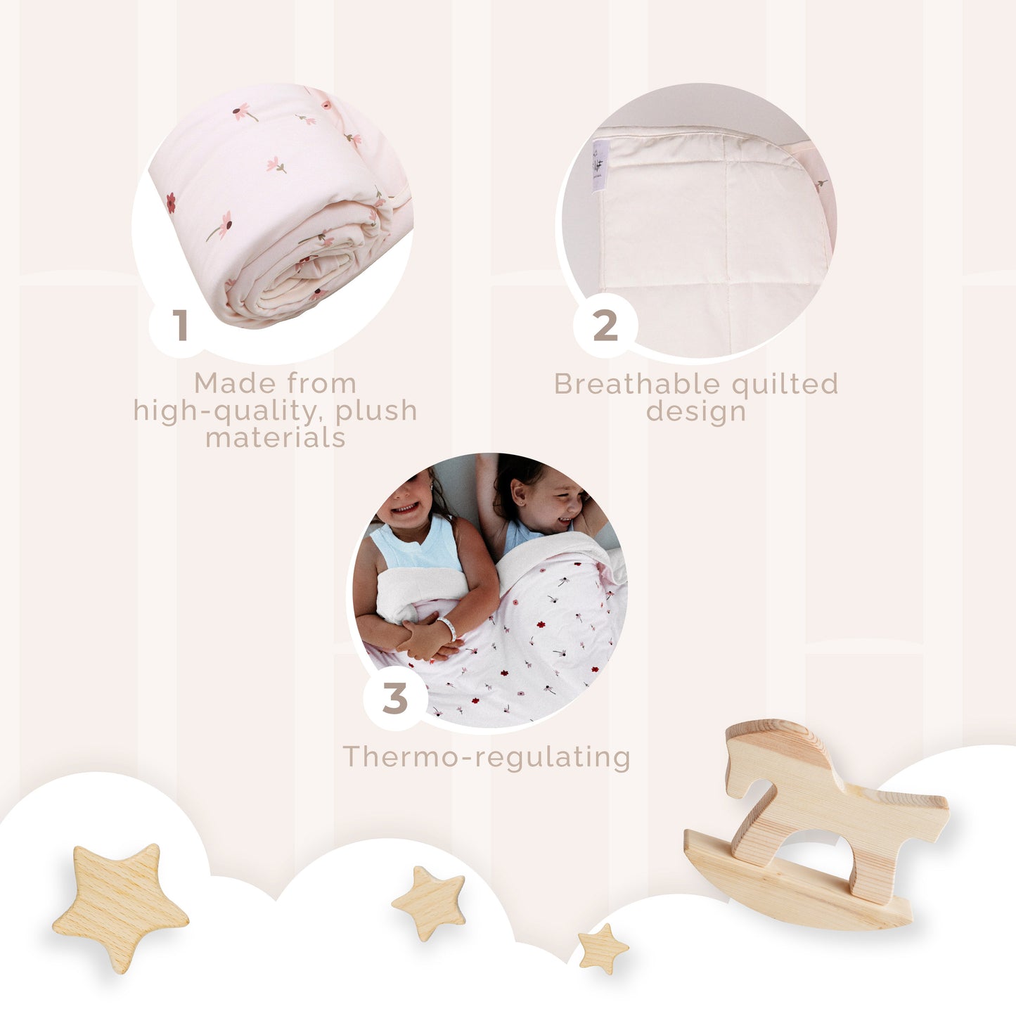 Toddler Blanket  1.0 TOG Daisy