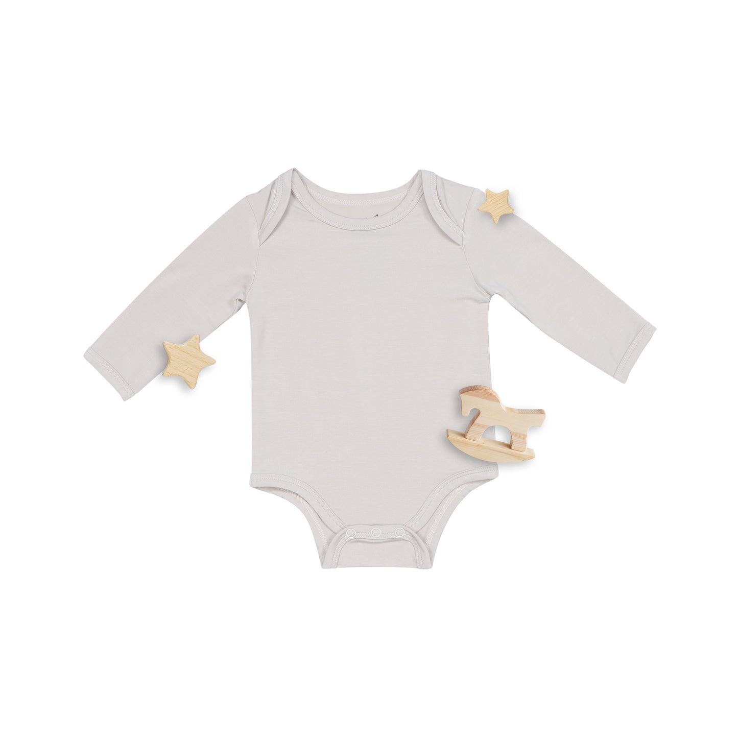 Long Sleeve Bone Onesie 18-24