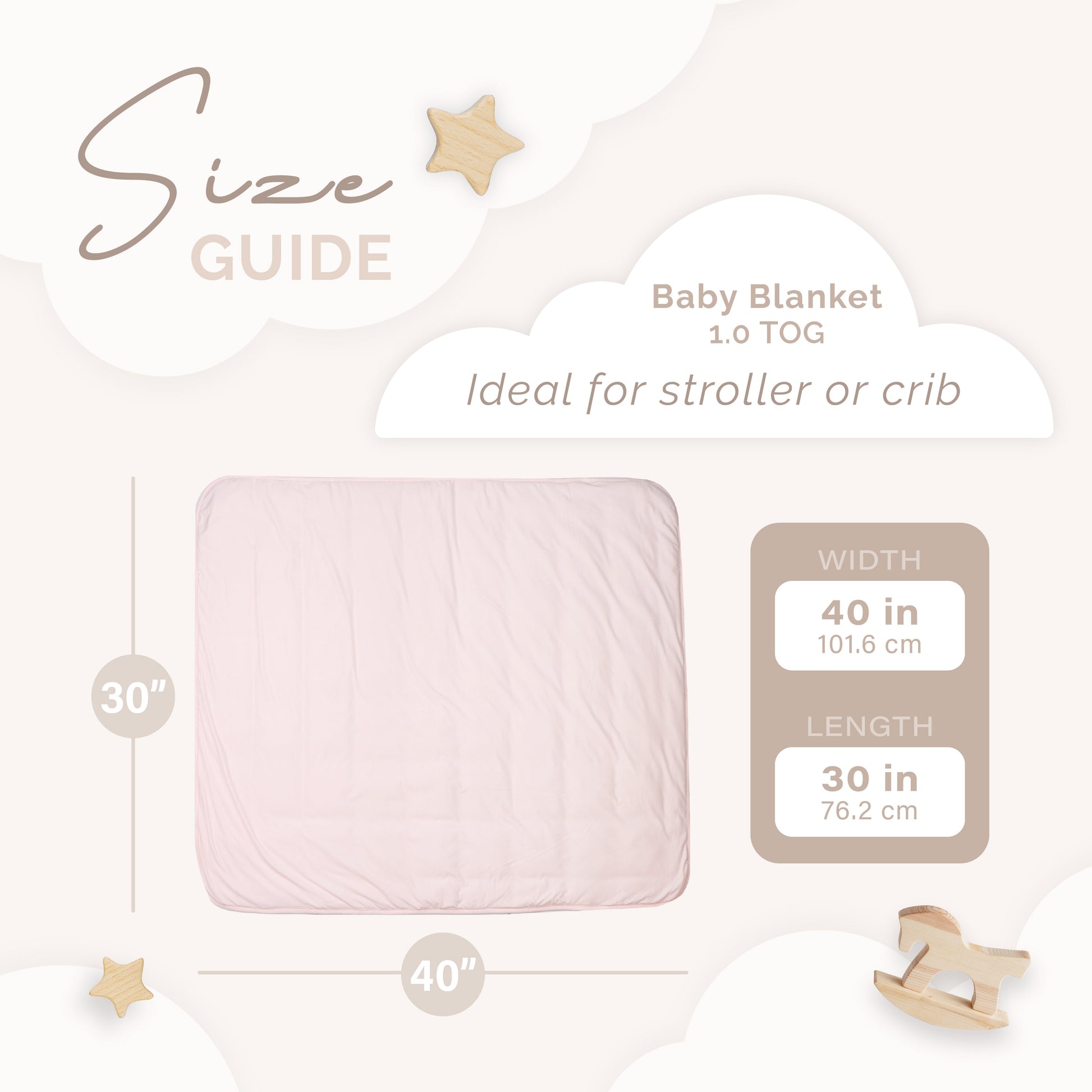 Lou lou & company blanket rosy