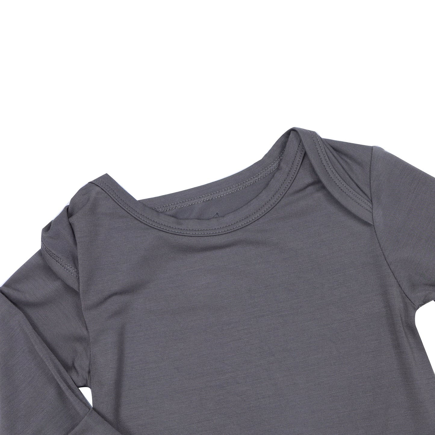 Long Sleeve Gray Onesie 12-18