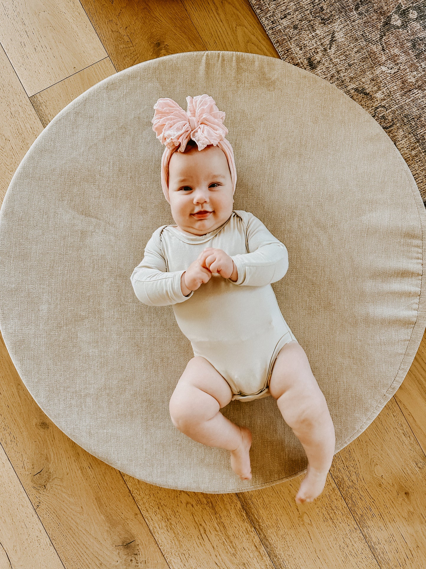 Nyte Nyte Long Sleeve Bone Onesie