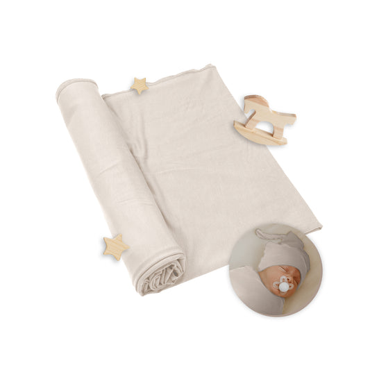 Baby Swaddle Blanket + hat