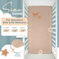 Nyte Nyte Beige Bamboo Fitted Crib Sheet