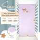 Nyte Nyte Orchid Bamboo Fitted Crib Sheet