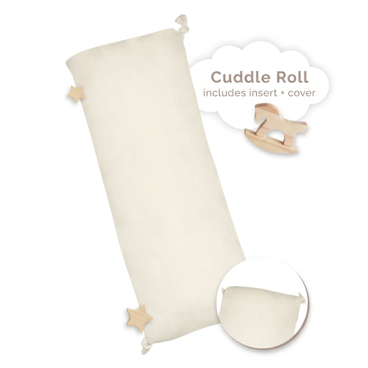 Baby/Toddler Cuddle Roll Pillow (insert+cover)