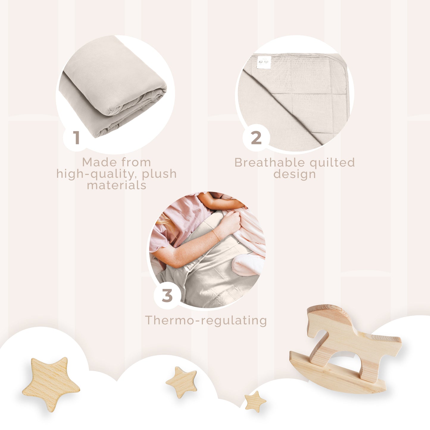 Toddler Blanket stars 2.5 TOG