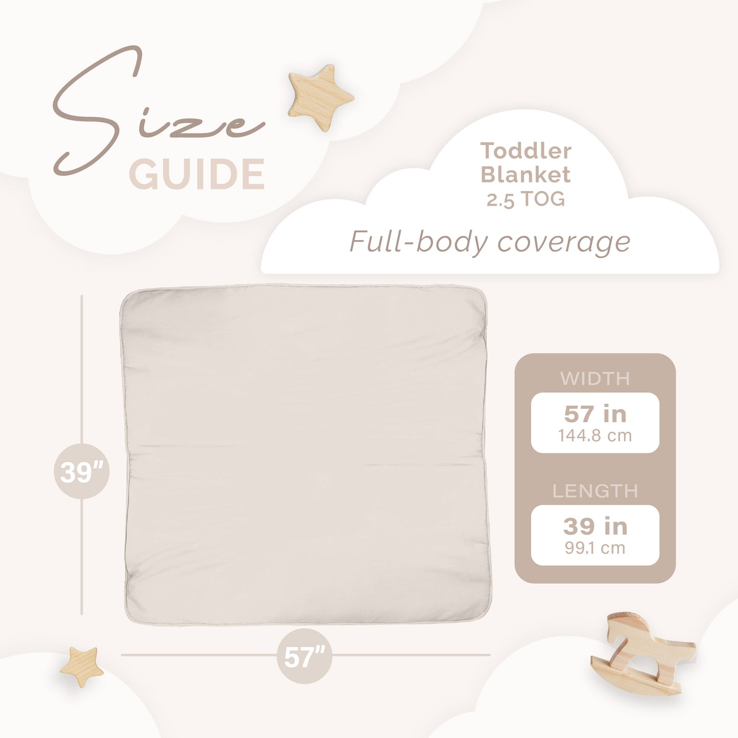 Toddler Blanket stars 2.5 TOG